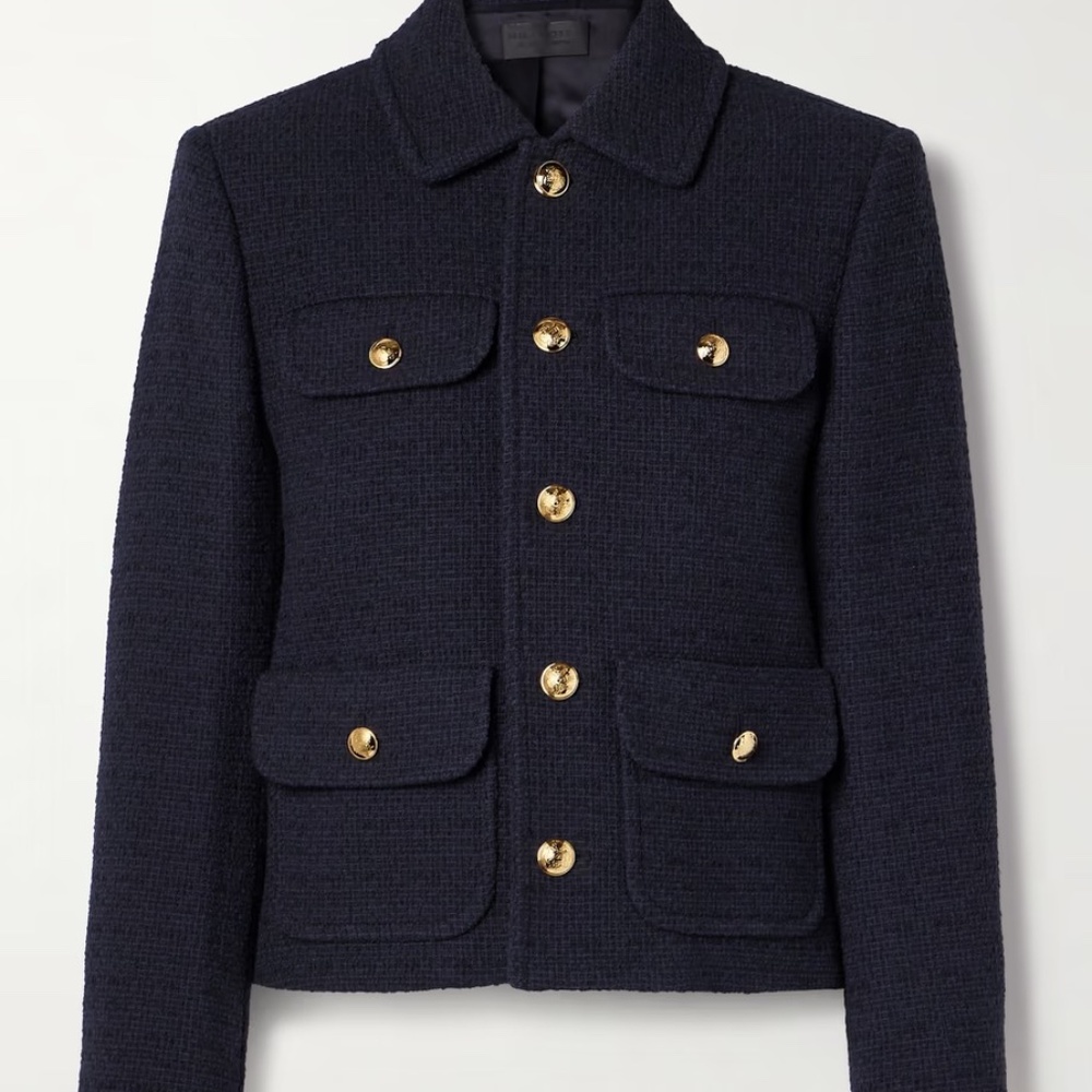 NWT Nili Lotan Paola Jacket in Dark Navy Size Medium (Retail: $1,150)